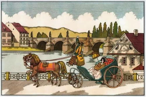 Lámina 45x30 Cm. - Ilustración 07 De Praga - Rep. Checa 1850