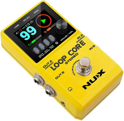 Nux Loop Core Guitar Effects Looper Pedal, Tiempo De Registr