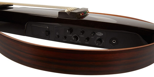 Violão Silent Cordas Em Aço SLG 200s Tbl Preto C Bag Yamaha