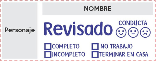 Sello Maestra, Maestro, Evaluar Trabajos, Calificar Tarea