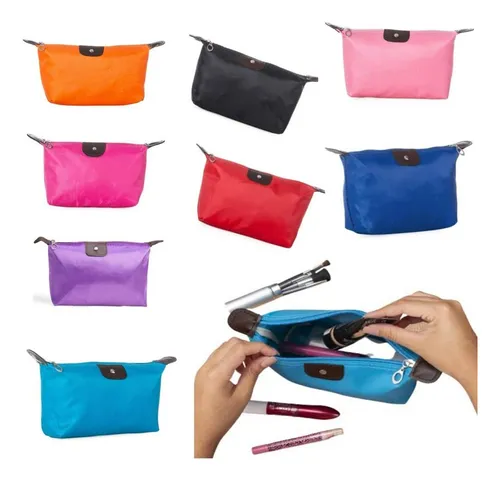 comprar 10 Brinde P\u002Fcliente Lembrancinha Salão Necessaire Coloridas