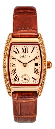 Cakcity Moda Retro Cuadrado Relojes Para Mujer Señoras Reloj