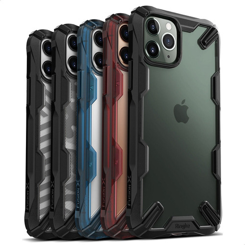 Imagen 9 de 9 de Funda Para iPhone 13 Pro Max Ringke Fusion X Negra Resisten