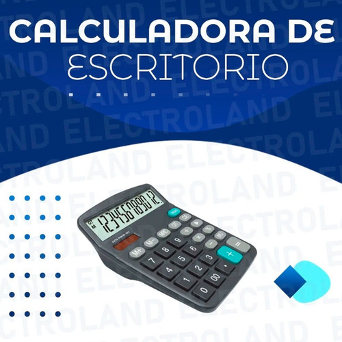 Imagen 2 de 10 de Calculadora Electrónica 12 Dígitos Solar Escritorio Pila