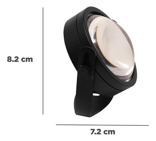 Miniso Lámpara De Proyección Sunset Aluminio Negra 8.2x3.3x7