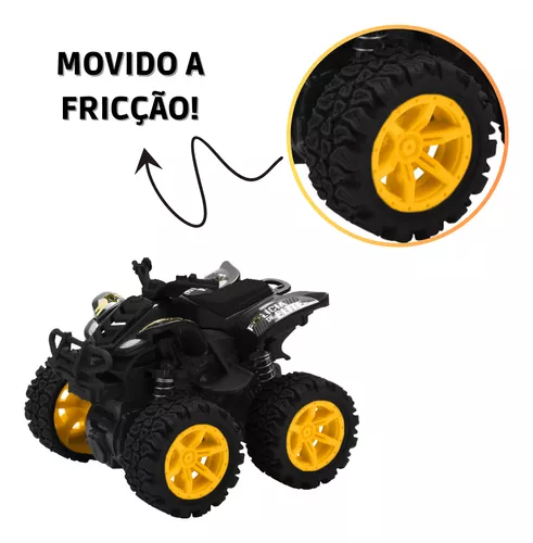 Carrinho de Fricção - Mini Truck 360 - Polícia - Branco - Unik Toys