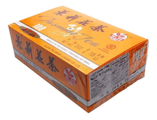 Chá De Flor Jasmin Jasmine Tea Fujian - 100 Sachês 2g 200g