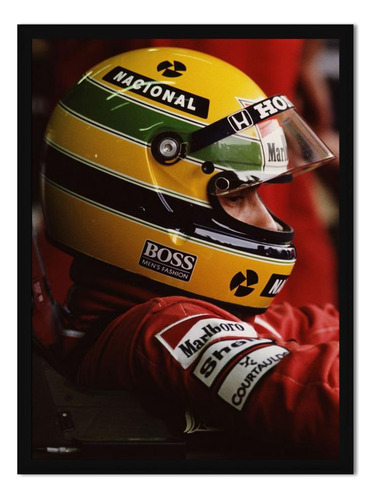 Quadros Do Piloto De Fórmula 1 A Lenda Ayrton Senna