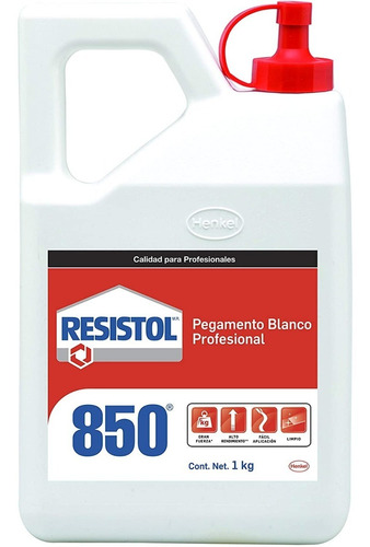 Pegamento Blanco Resistol 850 De 1 Kg