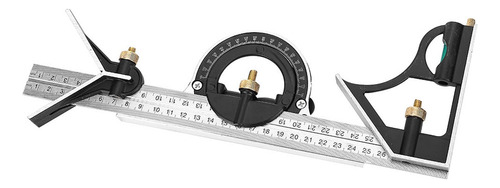 Regla Angular De Acero Inoxidable 0-180° Combinación Tri Cua