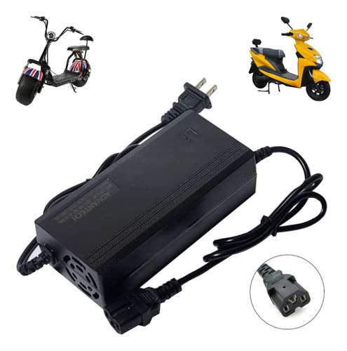 Cargador Para Moto Eléctrica De 67.2v 2a  Batería Litio 60v