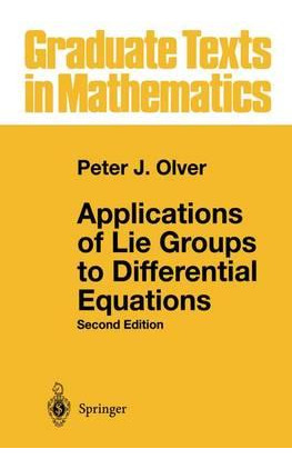 Libro Applications Of Lie Groups To Differential Equations