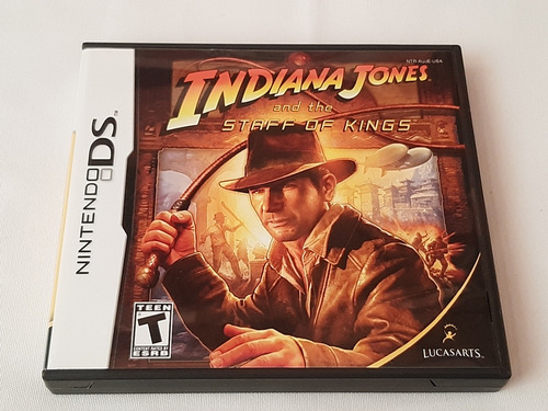 Indiana Jones And The Staff Of King De Ds Con Caja Y Manual.