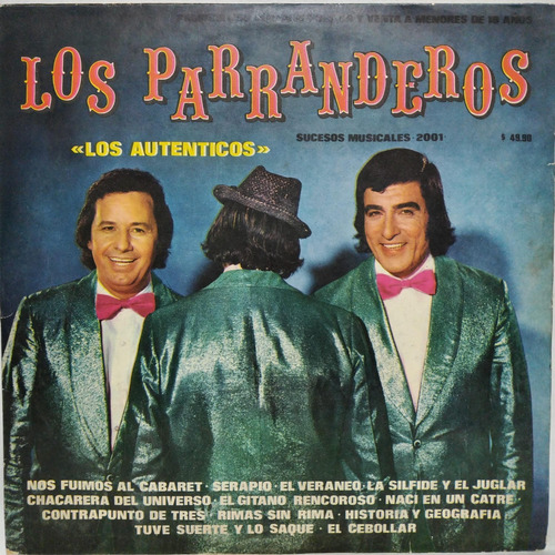 Los Parranderos  Los Autenticos, Sucesos Musicales 2001 Lp