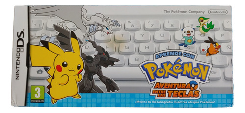Pokémon Aventura Entre Las Teclas Teclado + Jogo Kit N O V O