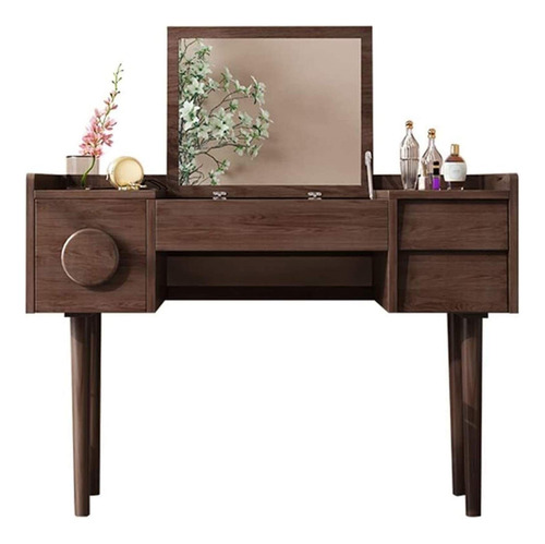 Bzrcdxx Mesa De Tocador De Maquillaje Para Mujeres Y Niñas