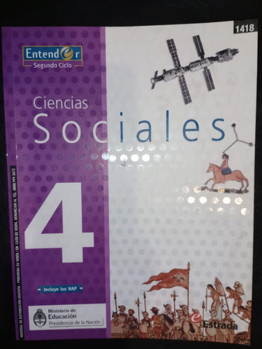 Libro Ciencias Sociales 4 Entender Estrada