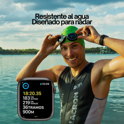 Apple Watch Se 1ra Gen De 44mm Gps + Lte - Color Mightning Gris Oscuro Deportivo Negro (Reacondicionado)