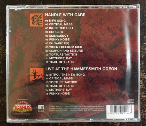 Cd Nuclear Assault - Manéjelo con cuidado - Importado - Lacrado
