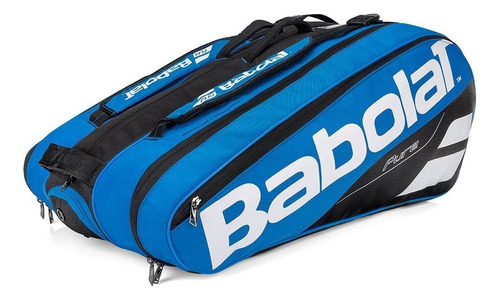 Raqueta Babolat Pure Drive X12 con revestimiento azul
