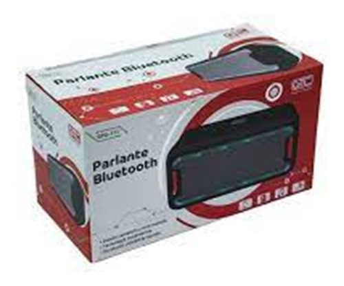 Imagen 2 de 4 de Parlante Bluetooth Gtc Spg-111 Con Led Diseño Compacto