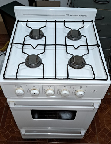 Cocina Gas Natural Arthur Martin, Muy Buen Estado Blanco (Usado)