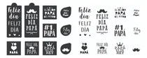 Comprar Kit Stencils Mix Día Del Padre Feliz Día Papá Noreste Ideas
