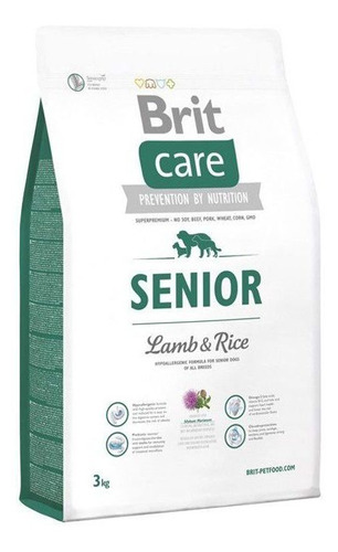 Brit Care Senior Lamb & Rice Canino 12 Kg