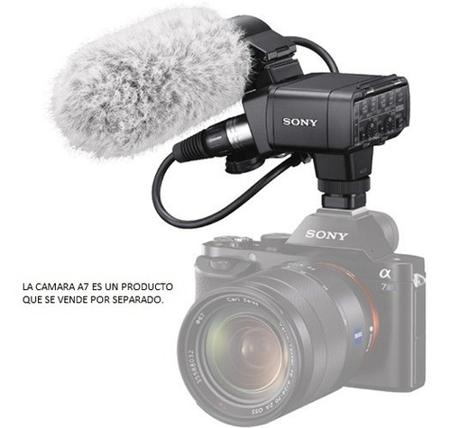 Micrófono Sony Shotgun Y Adaptador Para Micrófonos Xlr Xlr-k