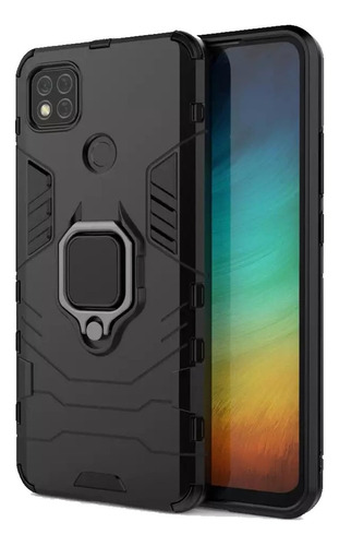 Estuche Anti Choque Para Xiaomi Redmi 9c +protector Pantalla