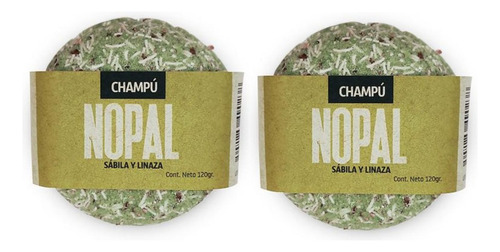 Champú Sólido Nopalsábila 2 De 120g Volviendo Al Origen 