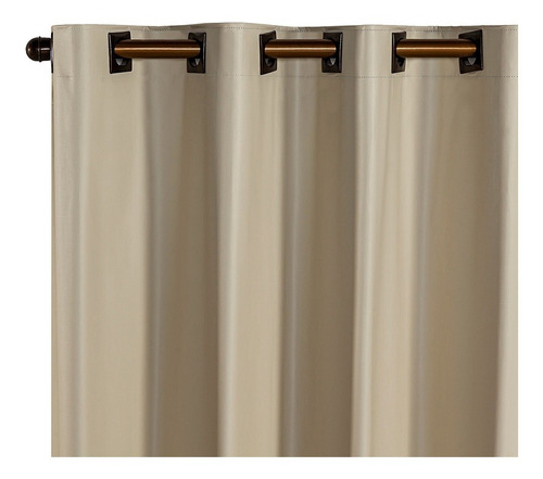 Cortina Blecaute Corta Luz Blackout 2,80 M X 1,60 M - Janela Cor Bege