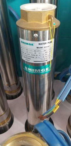 Bomba Sumergible De 2hp Marca Shimge 4sgm8/7 Voltaje 220