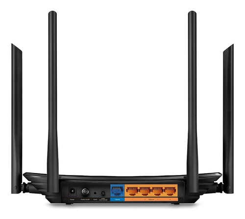 Imagen 3 de 3 de Access point, Router TP-Link Archer C6 negro 220V