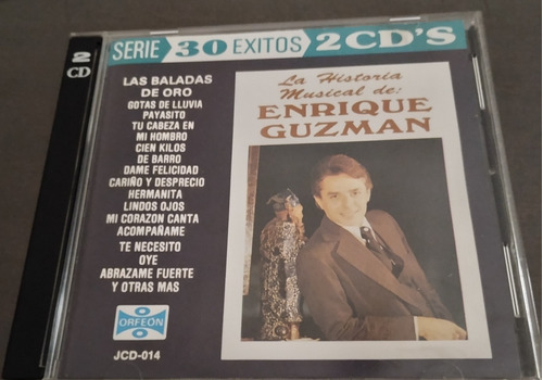 Enrique Guzman Cd Doble Serie 30 Exitos