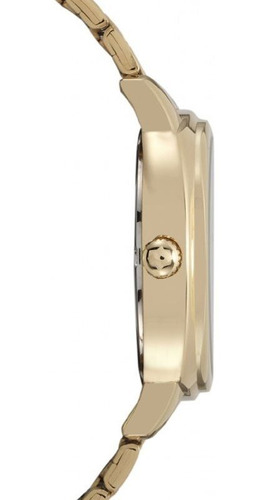 Relógio Seculus Feminino Analógico Dourado Original + Nf