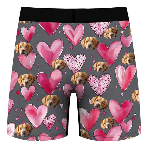 Cómodos Bóxers Estampados Para Hombre, Cierre Cómodo Y Trans