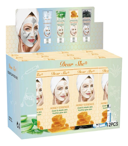 Mascarilla Hidratante Antiarrugas De Miel 120gr Dear She