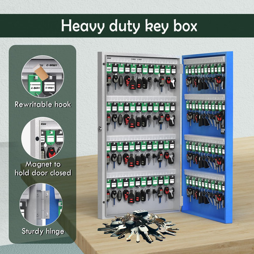 Caja De Bloqueo Para 96 Llaves Montaje En Pared Bluetooth