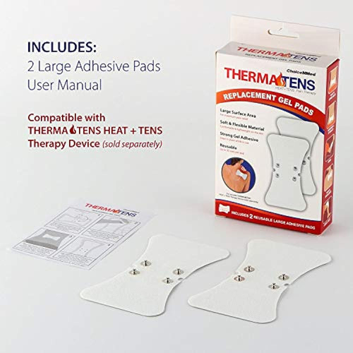 Choicemmed 2 Pack Universal Therma Heated Tens Unit Pads - E
