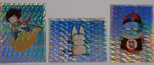 Imagen 1 de 9 de Figuritas Dragon Ball Z Holograma 1997 Mint Lote X 3 Ro 213