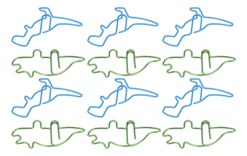 100 Clips De Papel Con Forma De Hipopótamo Y Dinosaurio, De