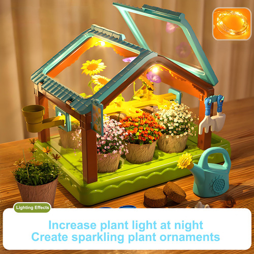 Kit De Cultivo De Plantas Educativo Para Niños Con Riego Y L