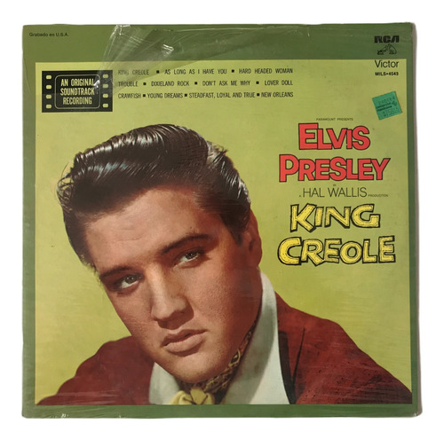 Elvis Presley King Creole Rey Criollo Disco Lp Album Vinilo 