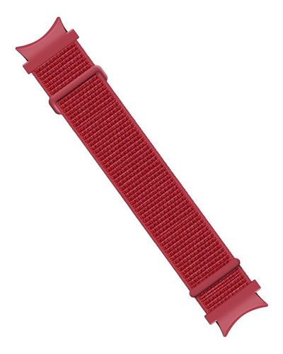 Pulseira Nylon Loop Compatível Com Galaxy Watch 4 40mm Cor Vermelho