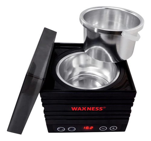 Waxness Calentador De Cera W-cube Negro Digital 16 Onzas / 1