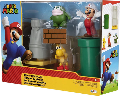 Nintendo Super Mario Set Diorama Del Desierto