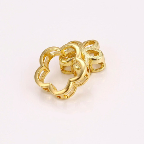 Imagen 5 de 7 de Fino Collar Dije Flor Oro 14k Laminado Dama Estuche Regalo