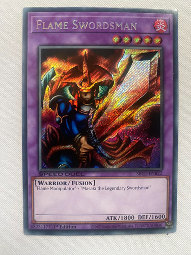 Flame Swordsman Secret Yugioh