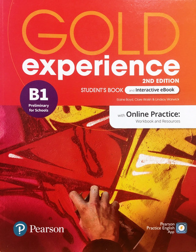 Gold Experience 2ed B1 - St's & Interac.iebook W/online Prac